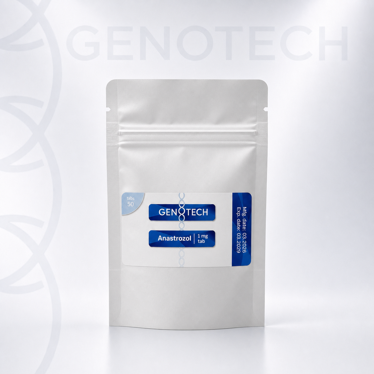 Genotech — Anastrozole 1mg/tab × tab 50