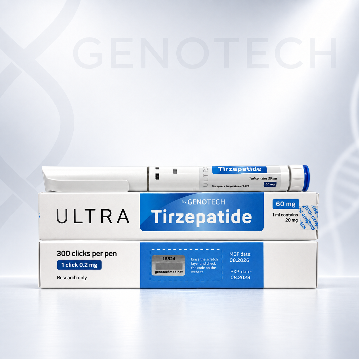 Genotech Ultra Tirzepatide Шприц-ручка 60 мг