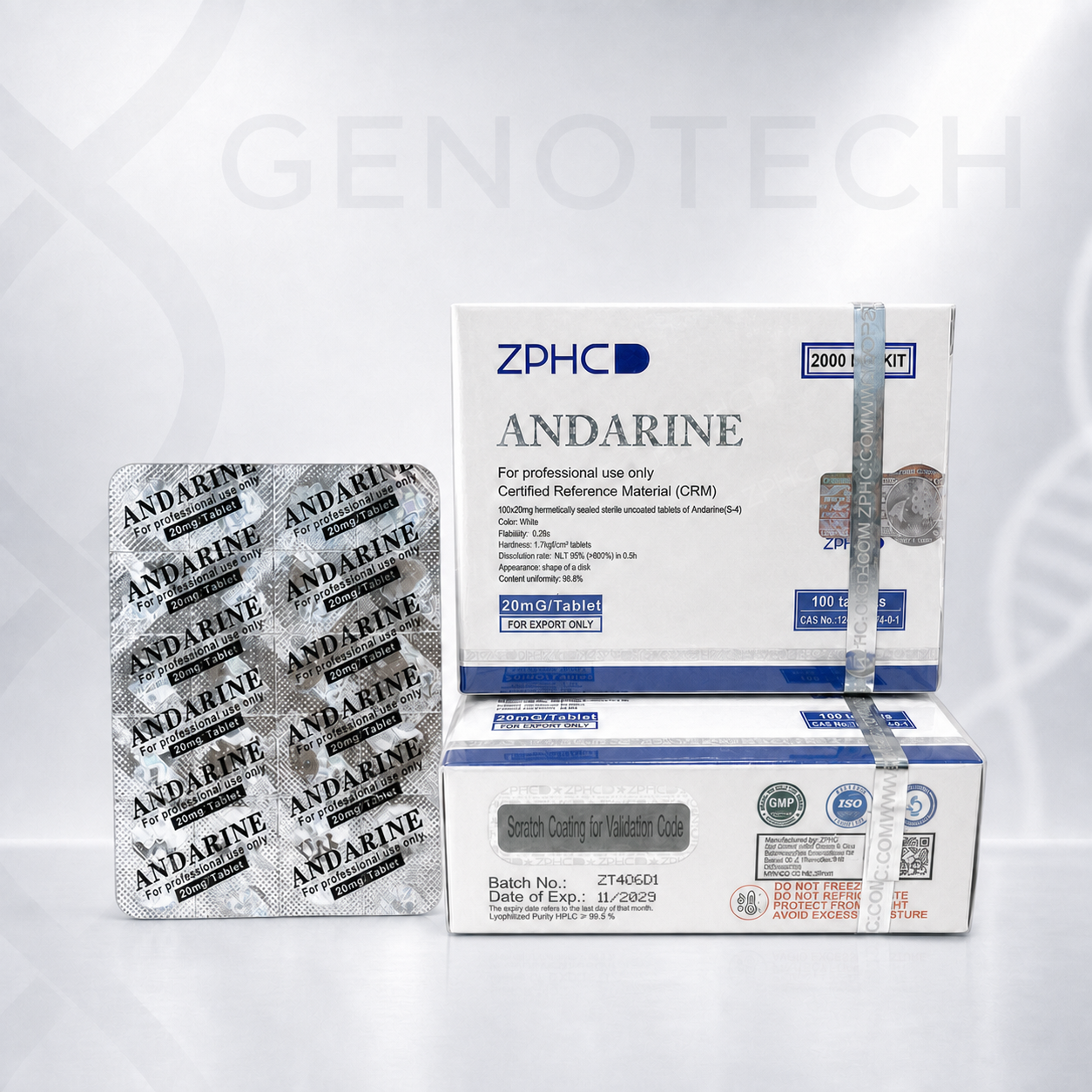 ZPHC Andarine 20 мг 100 таб